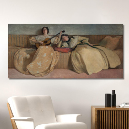 Pannello Per Sala Musicale John White Alexander jwa14 quadro stampato su tela