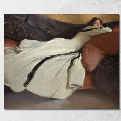 Riposo John White Alexander jwa20 quadro stampato su tela