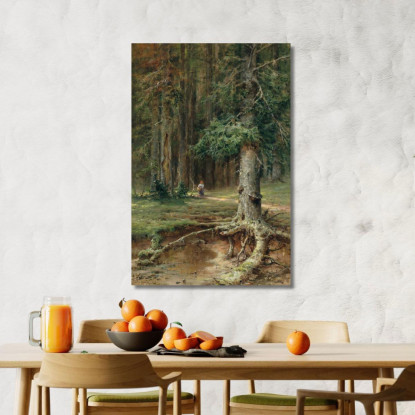 Rotkäppchen Julius Sergius Klever jsk16 quadro stampato su tela
