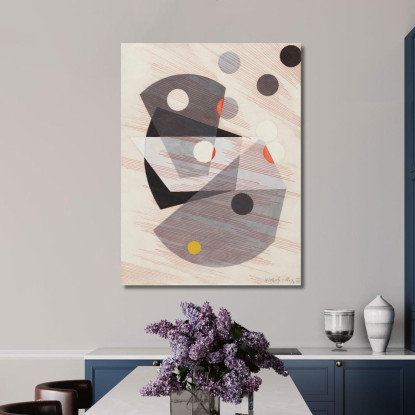 Sovrapposizioni Grigie László Moholy-Nagy lmn23 quadro stampato su tela