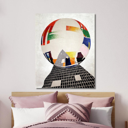 Nucleare I Ch László Moholy-Nagy lmn35 quadro stampato su tela