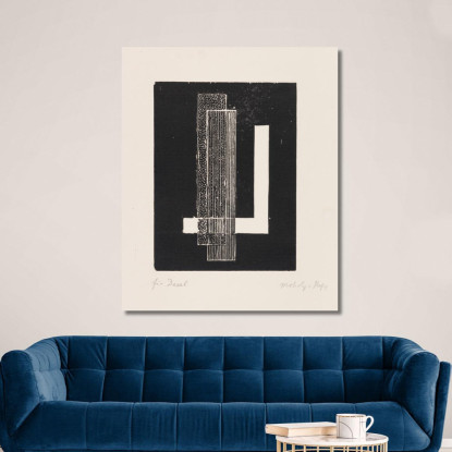 Senza Titolo László Moholy-Nagy lmn36 quadro stampato su tela