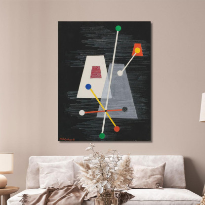 Piramidi Troncate László Moholy-Nagy lmn40 quadro stampato su tela