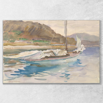 Vele Inattive John Singer Sargent jss110 quadro stampato su tela