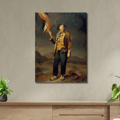 Ritratto Del Cantante Simon Chenard Louis Léopold Boilly llb32 quadro stampato su tela