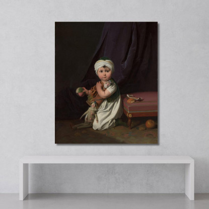 Ritratto Di Un Ragazzo Louis Léopold Boilly llb36 quadro stampato su tela