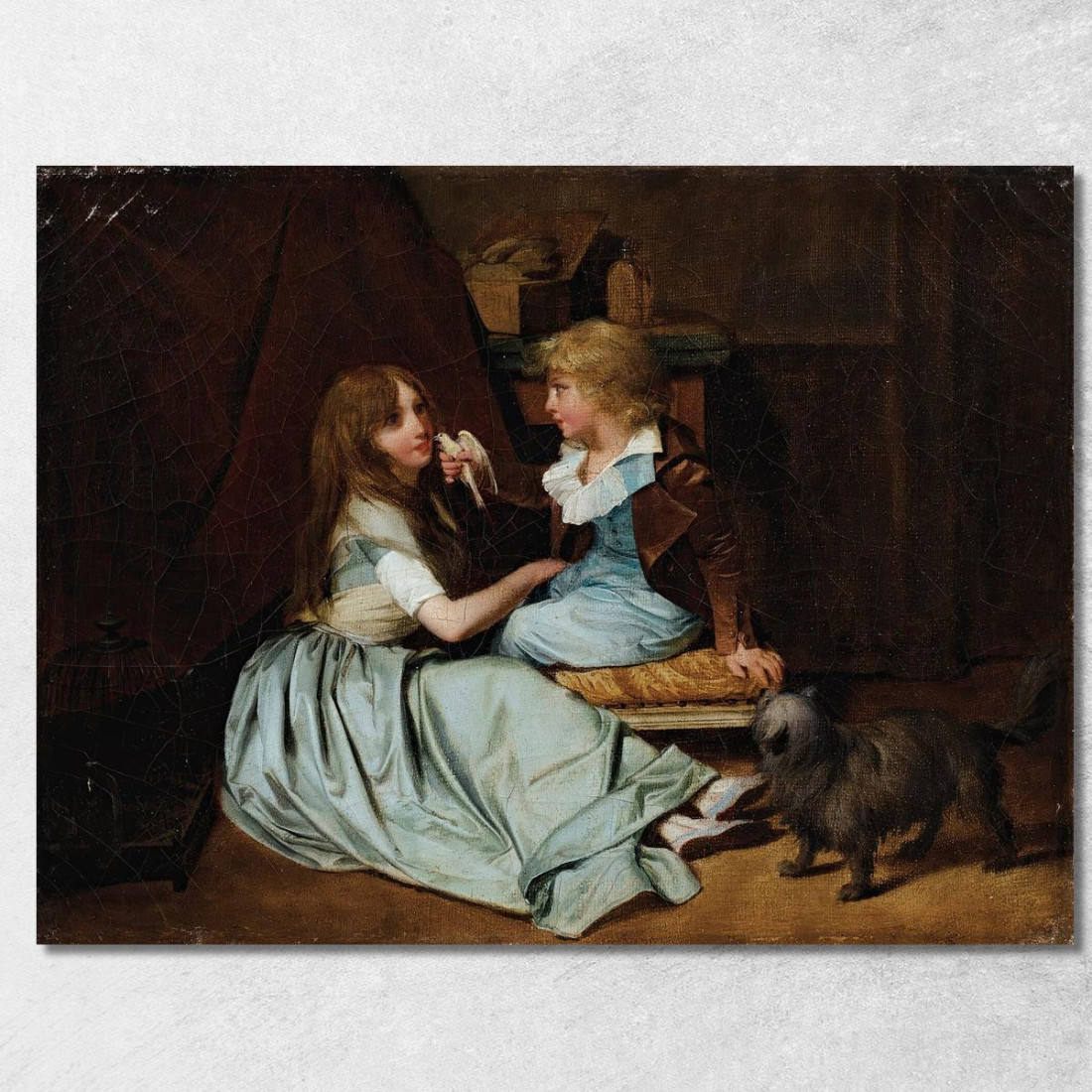 La Colomba Prediletta Louis Léopold Boilly llb52 quadro stampato su tela La Colomba Prediletta Louis Léopold Boilly llb52 quadro stampato su tela