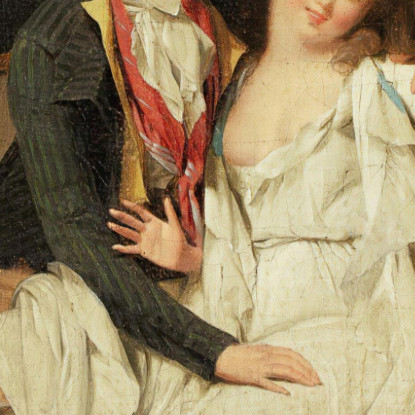 La Lezione Dell'Unione Coniugale Louis Léopold Boilly llb57 quadro stampato su tela