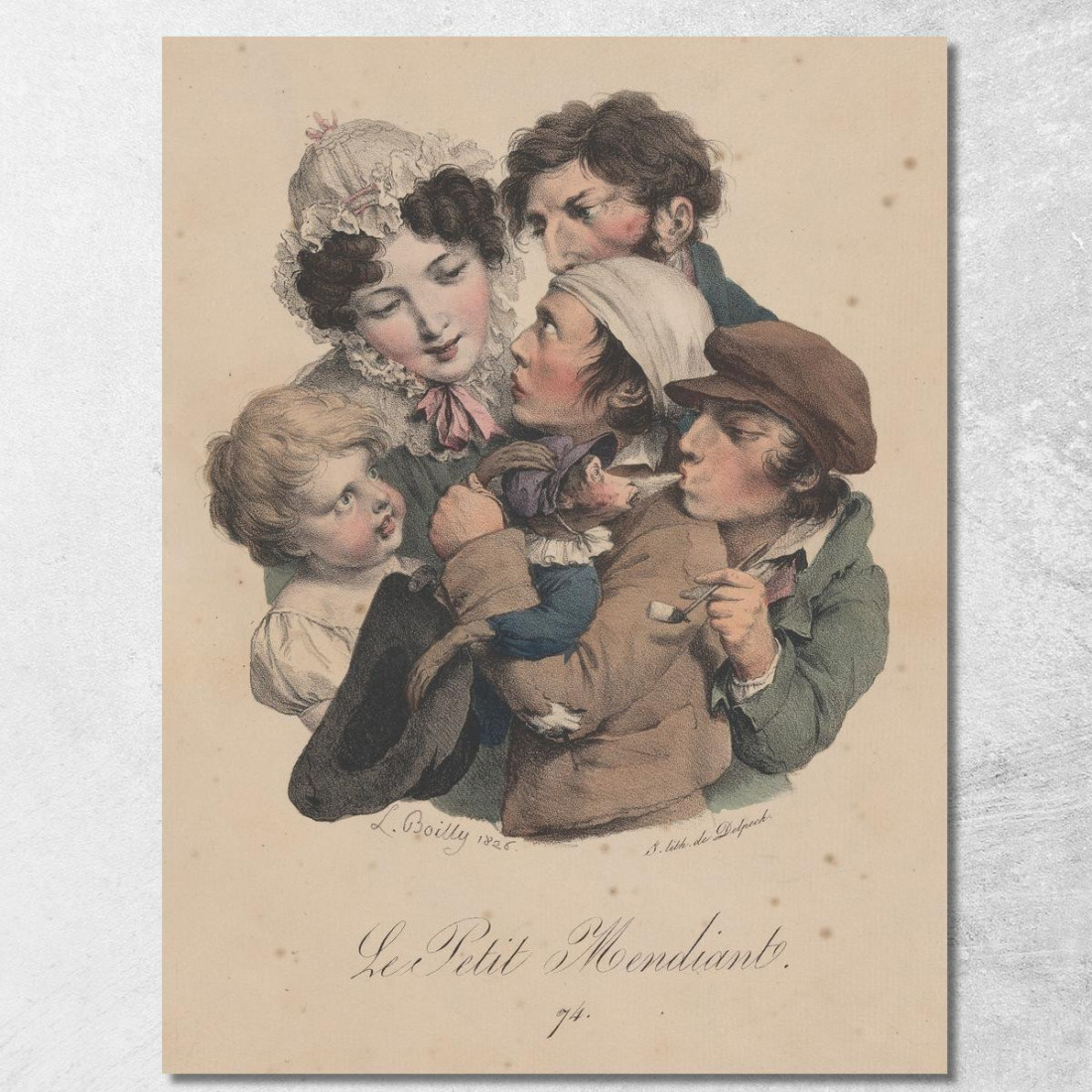 Il Piccolo Mendicante Louis Léopold Boilly llb58 quadro stampato su tela Il Piccolo Mendicante Louis Léopold Boilly llb58 quadro stampato su tela