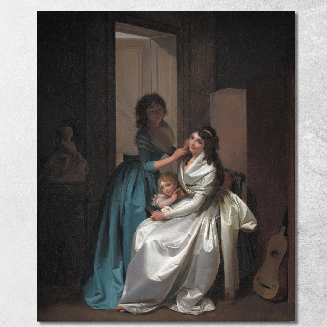 Il Regalo Louis Léopold Boilly llb61 quadro stampato su tela Il Regalo Louis Léopold Boilly llb61 quadro stampato su tela