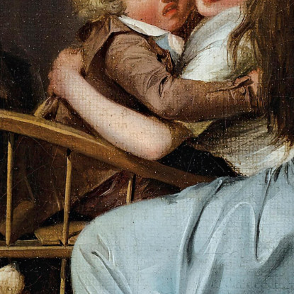 La Paura Infondata Louis Léopold Boilly llb65 quadro stampato su tela