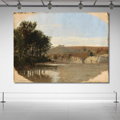 Veduta Di Un Lago Louis Léopold Boilly llb67 quadro stampato su tela