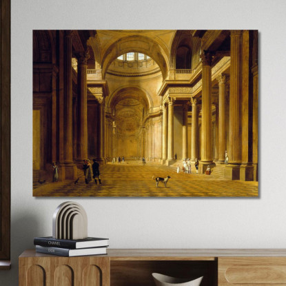 Vista Interna Del Panthéon Louis Léopold Boilly llb68 quadro stampato su tela