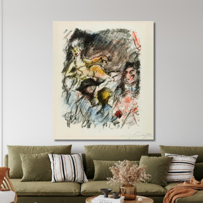 À La Cour De Dresde Lovis Corinth lcr2 tableau impression sur toile