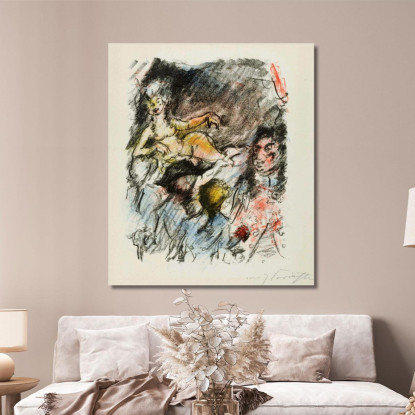 À La Cour De Dresde Lovis Corinth lcr2 tableau impression sur toile