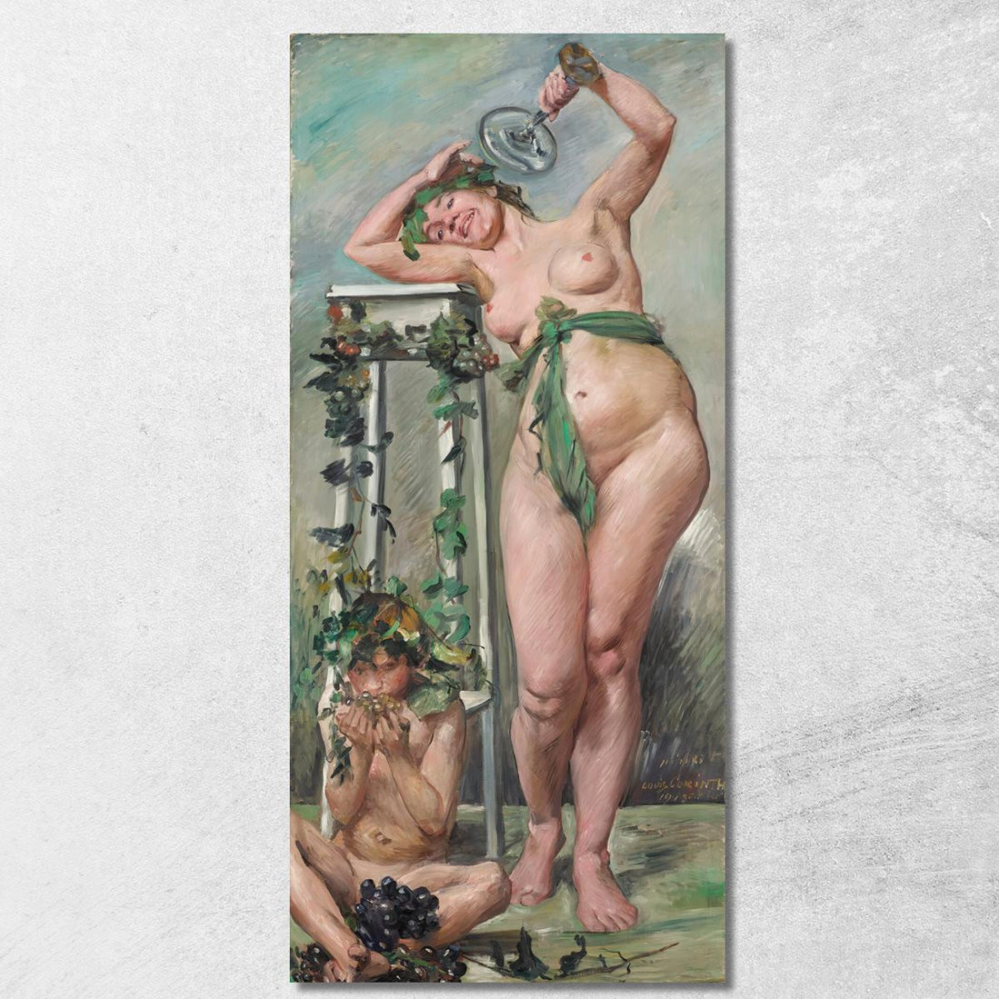 Bacchante Lovis Corinth lcr5 tableau impression sur toile Bacchante Lovis Corinth lcr5 tableau impression sur toile