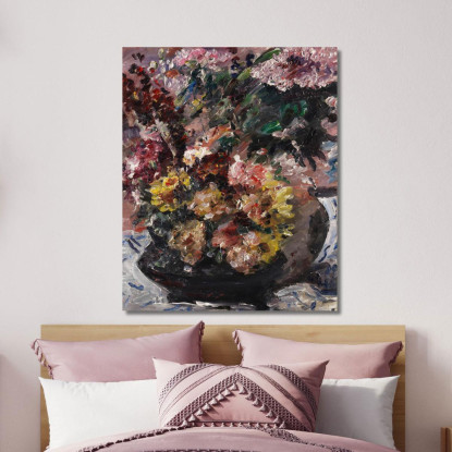 Fleurs Dans Un Seau En Bronze Lovis Corinth lcr6 tableau impression sur toile