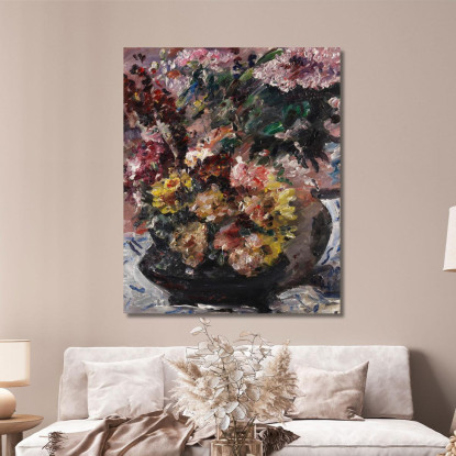 Fleurs Dans Un Seau En Bronze Lovis Corinth lcr6 tableau impression sur toile