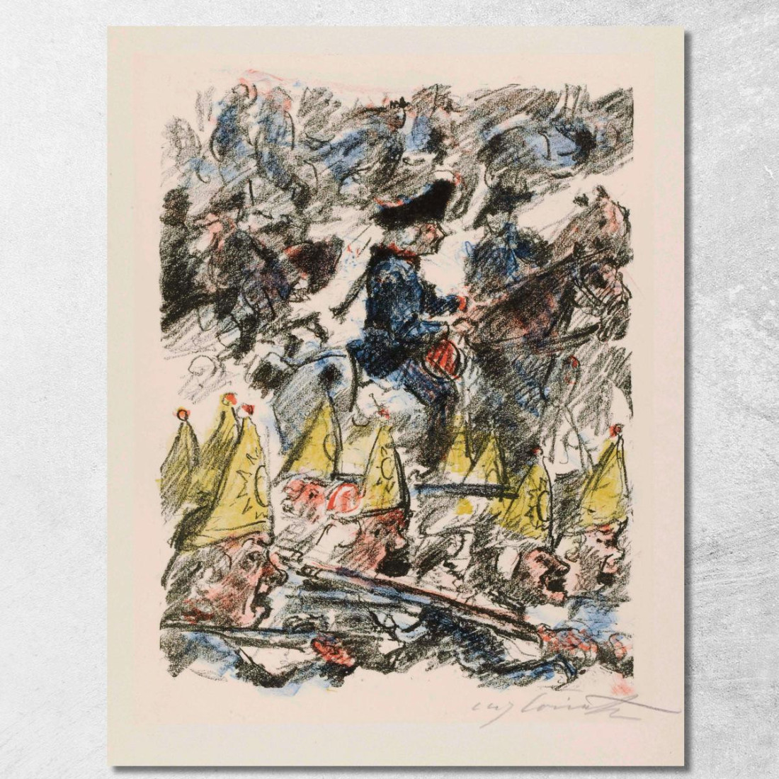Le Roi À Leuthen Lovis Corinth lcr16 tableau impression sur toile Le Roi À Leuthen Lovis Corinth lcr16 tableau impression sur toile