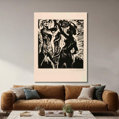 La Chute Lovis Corinth lcr18 tableau impression sur toile