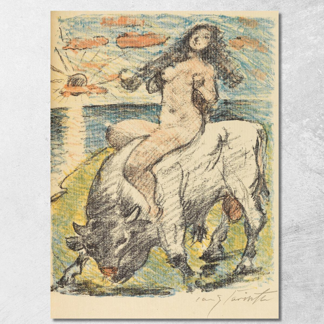 Le Char De Vénus Lovis Corinth lcr19 tableau impression sur toile Le Char De Vénus Lovis Corinth lcr19 tableau impression sur toile