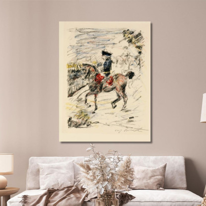 La Parade De Garde Lovis Corinth lcr24 tableau impression sur toile
