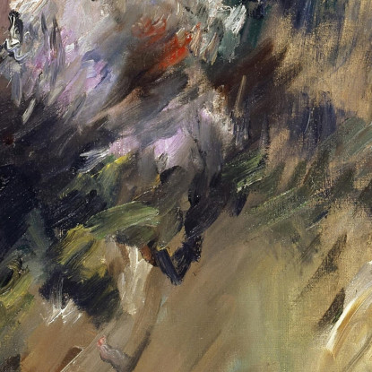 Fleurs Et Fille Wilhelmine Lovis Corinth lcr31 tableau impression sur toile