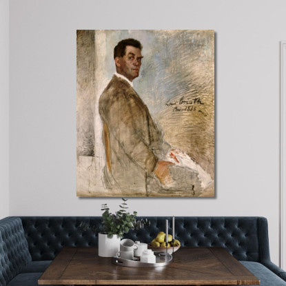 Franz Heinrich Corinth Le Père De L'Artiste Lovis Corinth lcr32 tableau impression sur toile