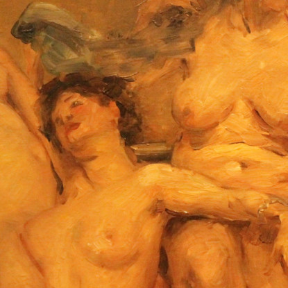 Groupe D'Amis Lovis Corinth lcr38 tableau impression sur toile