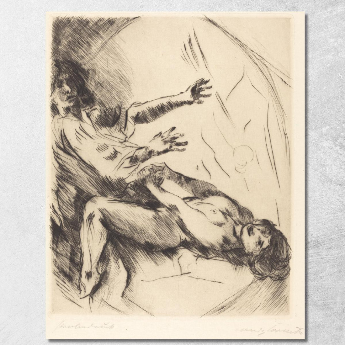 Joseph Et La Femme De Potiphar Lovis Corinth lcr49 tableau impression sur toile Joseph Et La Femme De Potiphar Lovis Corinth lcr49 tableau impression sur toile