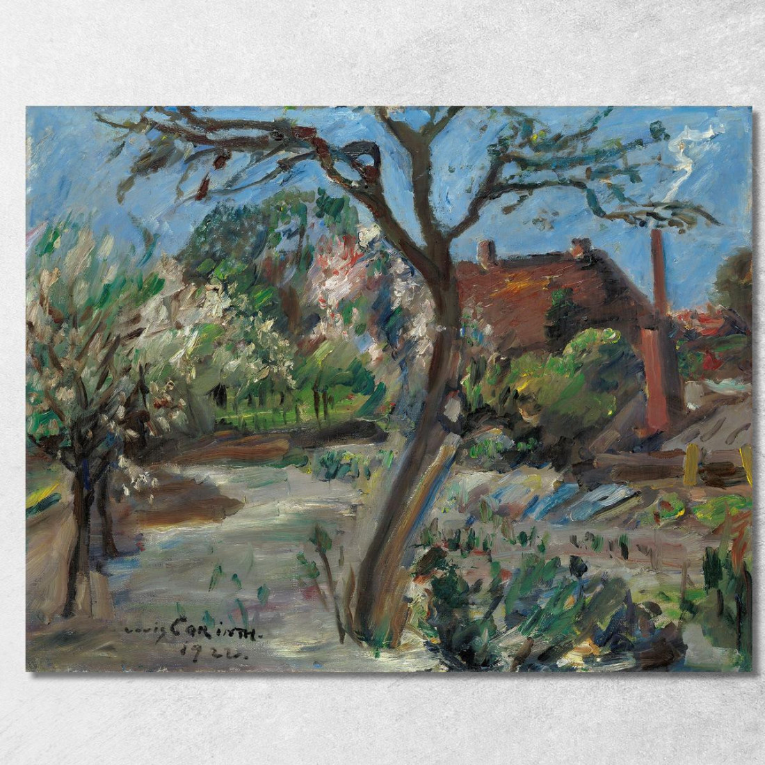Paysage Au Début Du Printemps Lovis Corinth lcr51 tableau impression sur toile Paysage Au Début Du Printemps Lovis Corinth lcr51 tableau impression sur toile