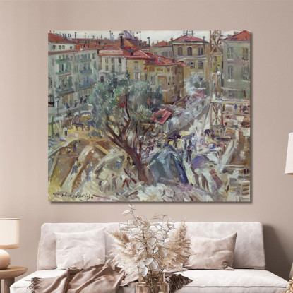 Nouveau Bâtiment À Monte Carlo Lovis Corinth lcr63 tableau impression sur toile