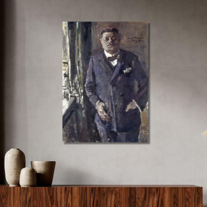Portrait Du Président Du Reich Friedrich Ebert Lovis Corinth lcr67 tableau impression sur toile