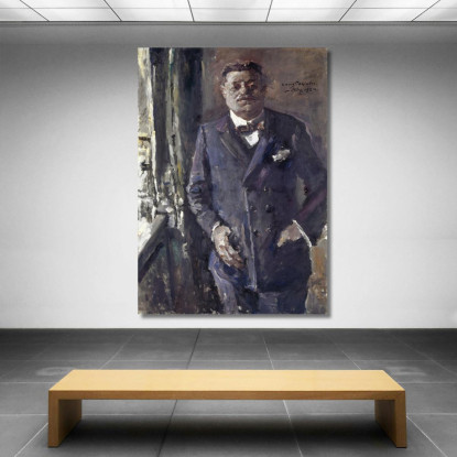 Portrait Du Président Du Reich Friedrich Ebert Lovis Corinth lcr67 tableau impression sur toile