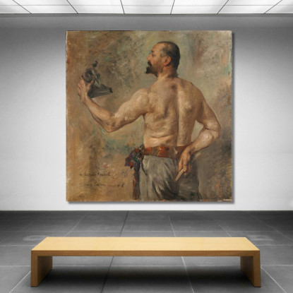 Portrait Du Sculpteur Friedrich Lovis Corinth lcr68 tableau impression sur toile