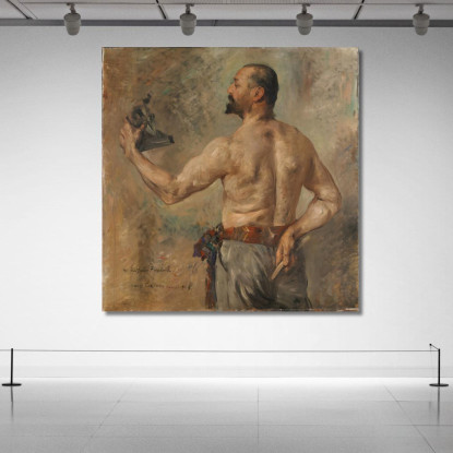 Portrait Du Sculpteur Friedrich Lovis Corinth lcr68 tableau impression sur toile