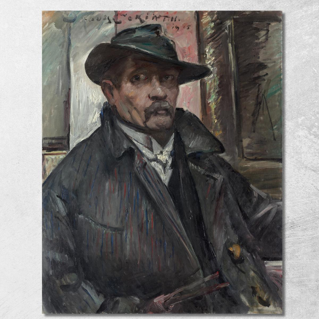Autoportrait Avec Chapeau Et Manteau Lovis Corinth lcr86 tableau impression sur toile Autoportrait Avec Chapeau Et Manteau Lovis Corinth lcr86 tableau impression sur toile