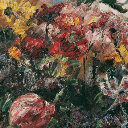 Nature Morte Avec Chrysanthèmes Et Amaryllis Lovis Corinth lcr91 tableau impression sur toile