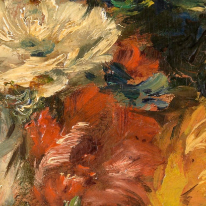 Fiori Narcisse-Virgile Diaz de La Peña nvd27 quadro stampato su tela