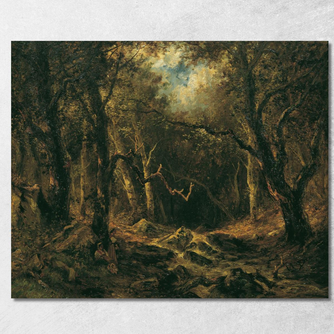 Interno Del Bosco Narcisse-Virgile Diaz de La Peña nvd85 quadro stampato su tela Interno Del Bosco Narcisse-Virgile Diaz de La Peña nvd85 quadro stampato su tela