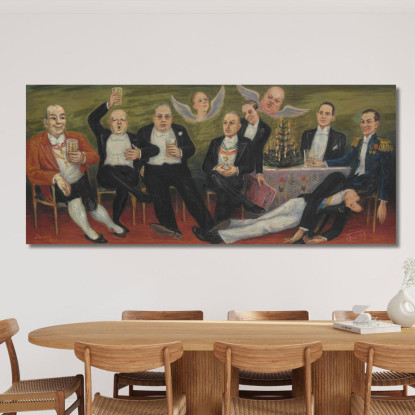 Il Piccolo Club Della Vigilia Di Natale Nils Dardel ndr29 quadro stampato su tela