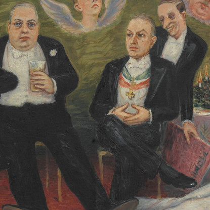 Il Piccolo Club Della Vigilia Di Natale Nils Dardel ndr29 quadro stampato su tela