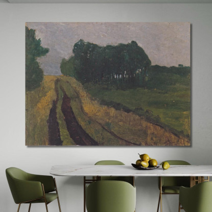 Paesaggio Serale Paula Modersohn-Becker pmb11 quadro stampato su tela