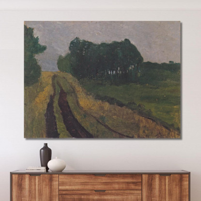 Paesaggio Serale Paula Modersohn-Becker pmb11 quadro stampato su tela