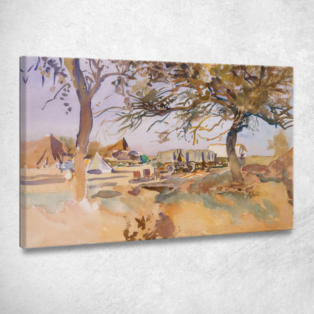 Campo Militare John Singer Sargent jss165 quadro stampato su tela Campo Militare John Singer Sargent jss165 quadro stampato su tela