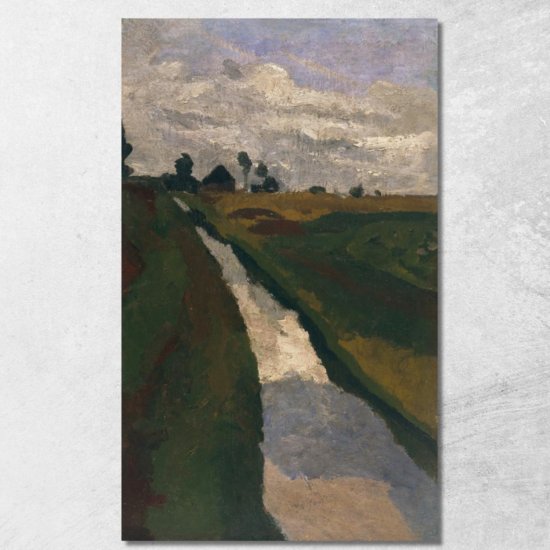 Canale Della Brughiera Paula Modersohn-Becker pmb31 quadro stampato su tela Canale Della Brughiera Paula Modersohn-Becker pmb31 quadro stampato su tela