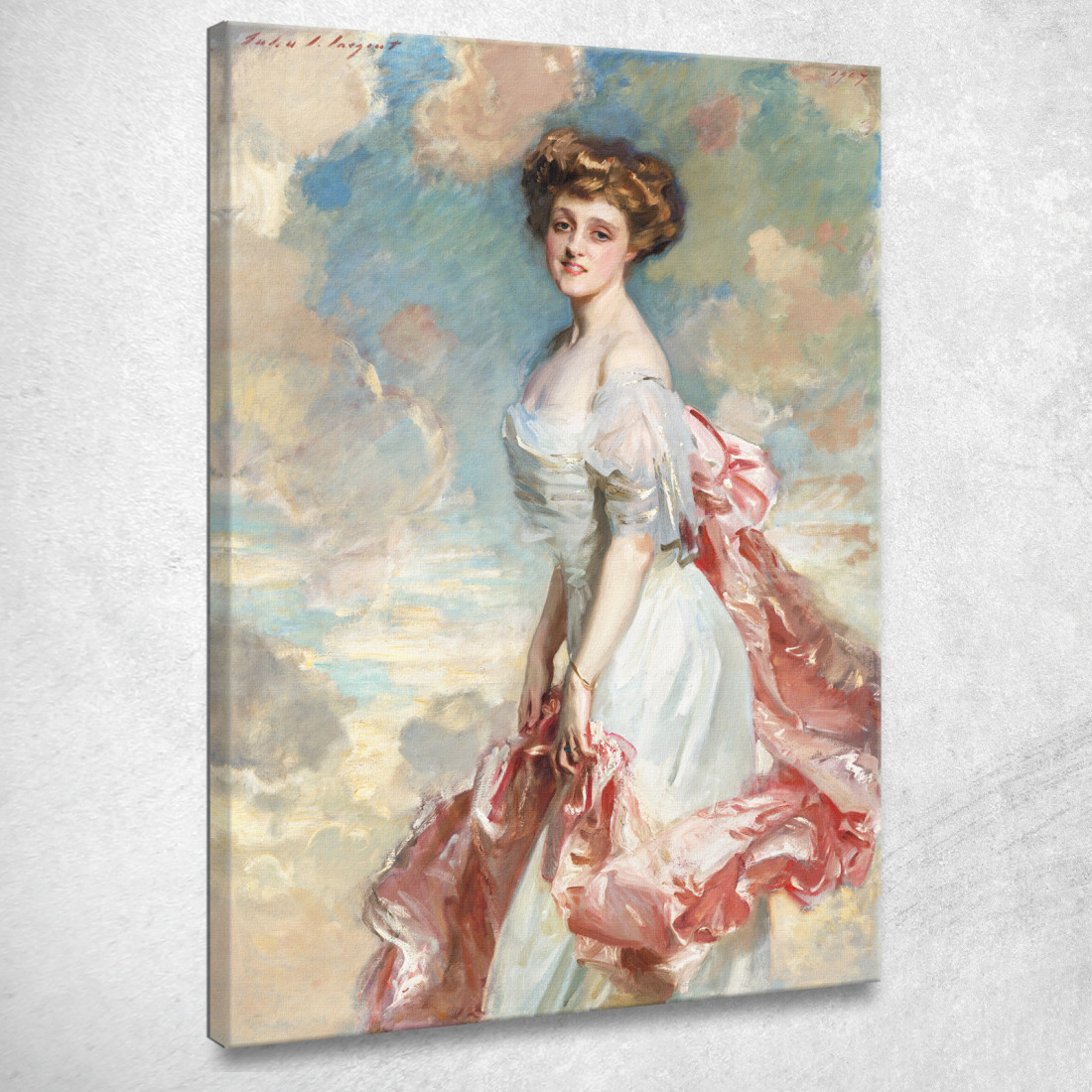 La Signorina Grace Woodhouse 2 John Singer Sargent jss167 quadro stampato su tela