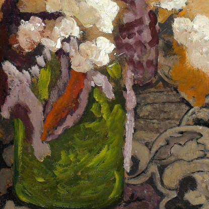 Natura Morta Con Vaso Verde Paula Modersohn-Becker pmb47 quadro stampato su tela