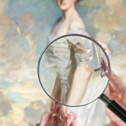 La Signorina Grace Woodhouse 2 John Singer Sargent jss167 quadro stampato su tela