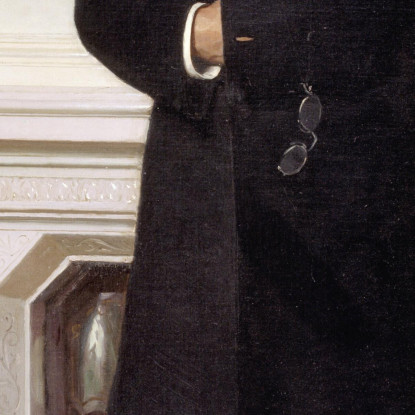 Ritratto Dell'Architetto F. Meldahl Peder Severin Krøyer psk42 quadro stampato su tela